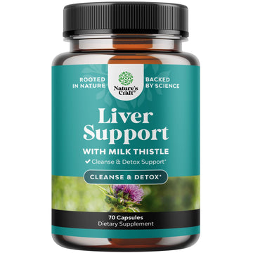 Liver Cleanse Detox & Repair - Milk Thistle Supplement for Digestion & Immune Health - Ginger Root, Choline & Dandelion Root Natures Craft buy supplements canada