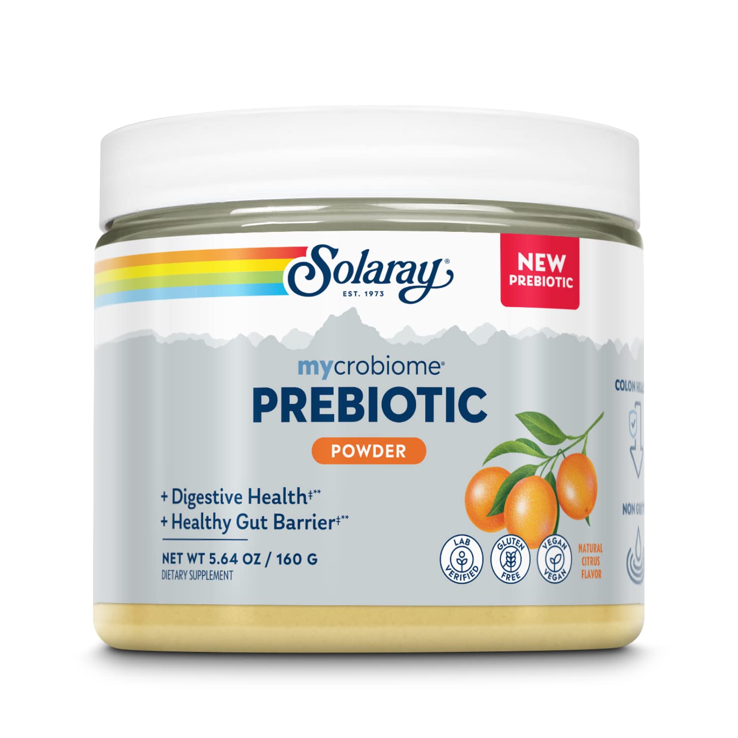 SOLARAY Mycrobiome Prebiotic Powder, Prebiotics for Women and Men, Digestive Nutritional Supplements for Colon and Gut Health, Easy-to-Mix, Non-Bloating Formula, SOLARAY buy supplements canada
