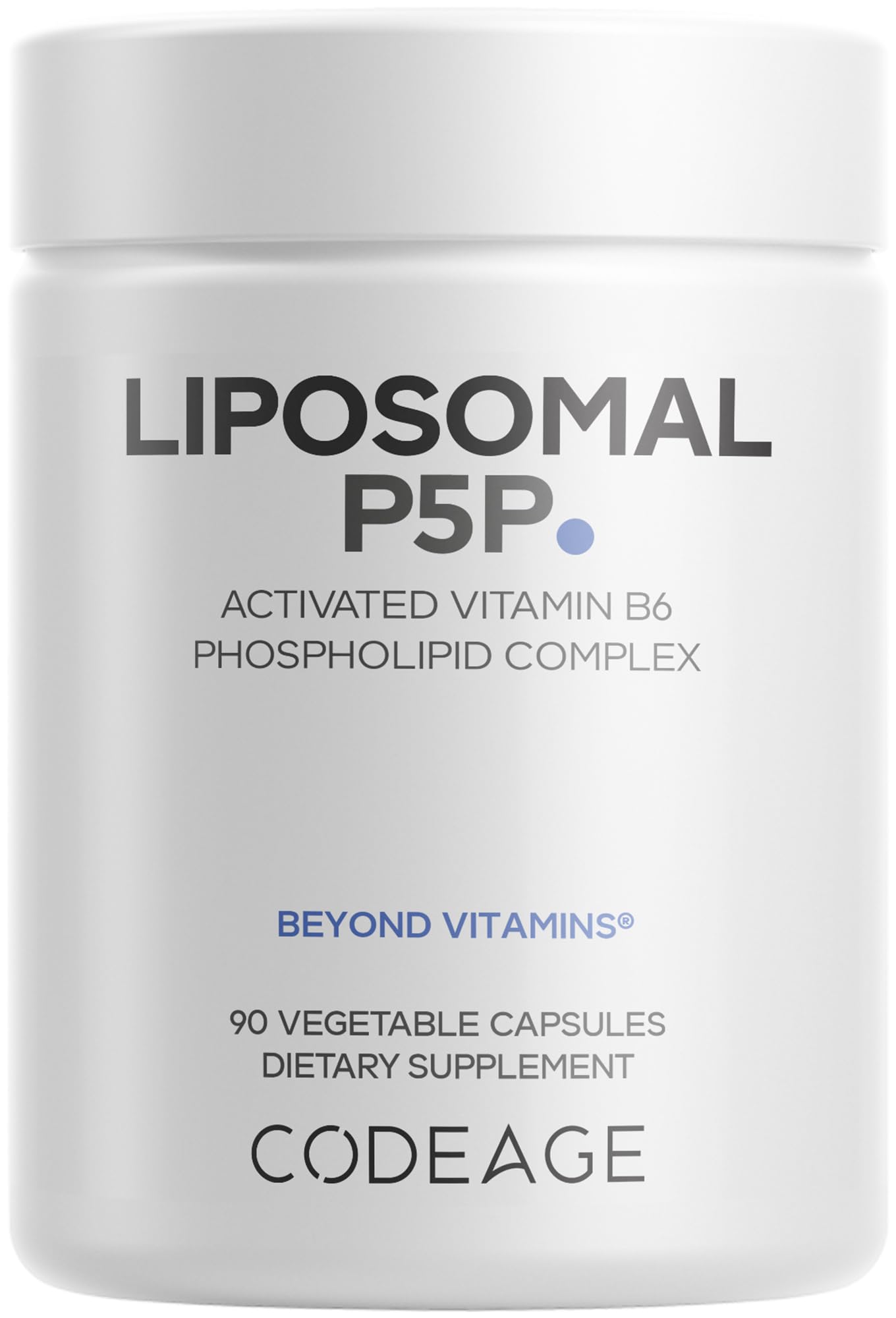 Codeage Liposomal P5P Supplement – Vitamin B6 as Pyridoxal-5'– Phosphate – Liposomal Delivery – Active B6 Form – 3-Month Supply – 1 Capsule Daily – Non-GMO – 90 Capsules Codeage buy supplements canada