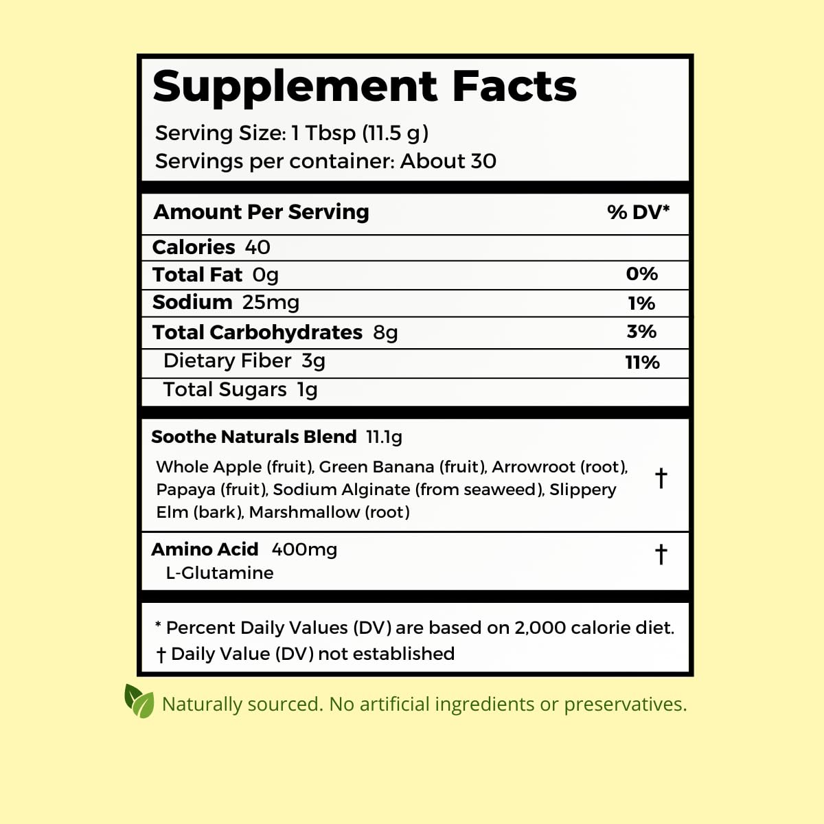 Stomach Soothe Soothe Naturals Acid Reflux Powder - L Glutamine for Gut Health, Acid Reflux Medicine, Leaky Gut Repair, Gut Lining Repair, Stomach Soothe buy supplements canada