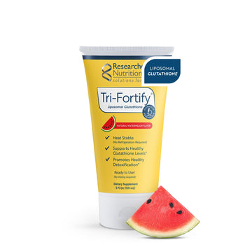 Researched Nutritionals Liposomal Glutathione (450mg) Liquid Gel + Vitamin C - Tri-Fortify - Aid Natural Energy, Immune Support & Detox - Clinically Researched for Absorption - Watermelon (5 Fl Oz) Researched Nutritionals buy supplements canada