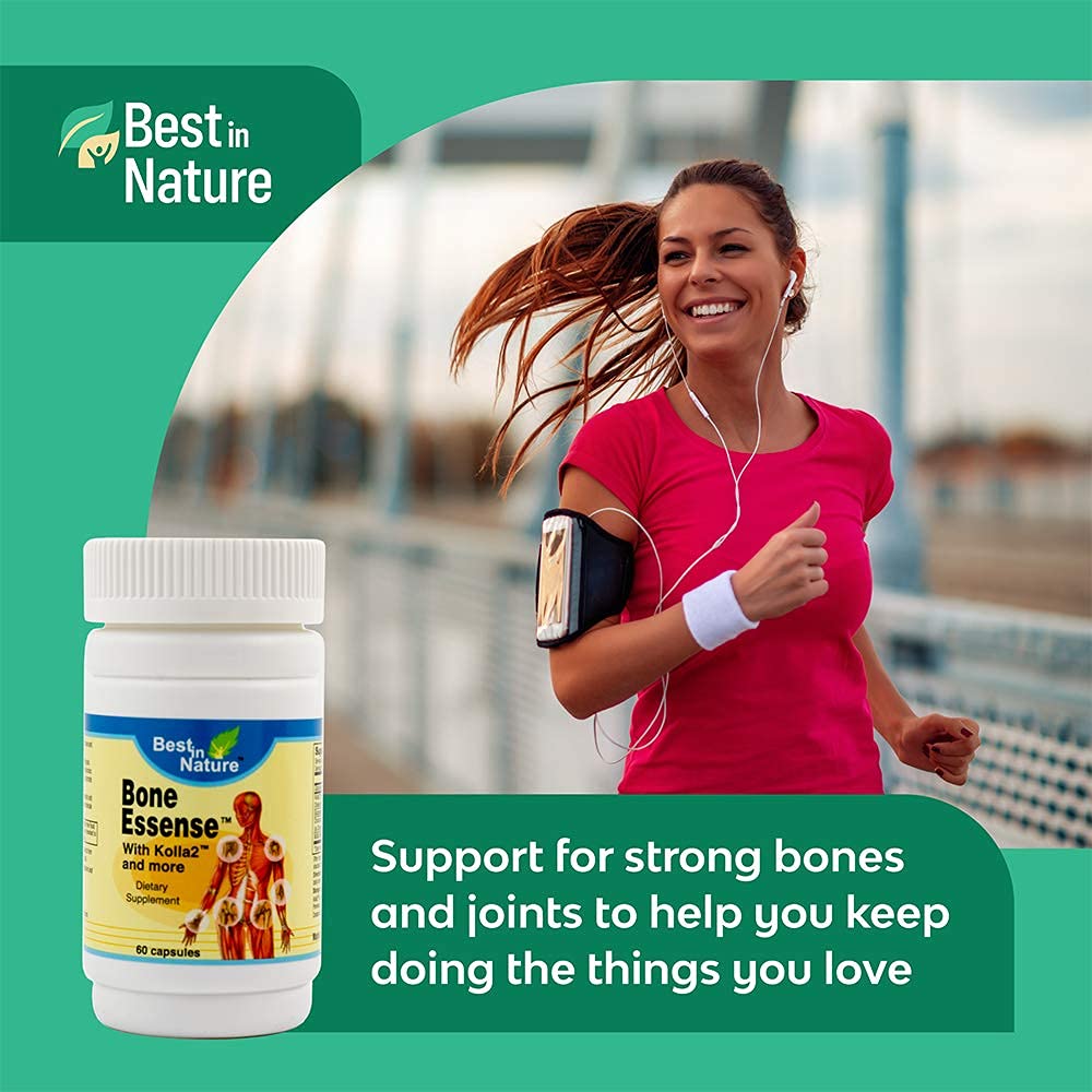 Best in Nature Bone Essense with Kolla2 (Type II Collagen) - Bone and Joint Health Supplement. (60 Count) Best in Nature buy supplements canada