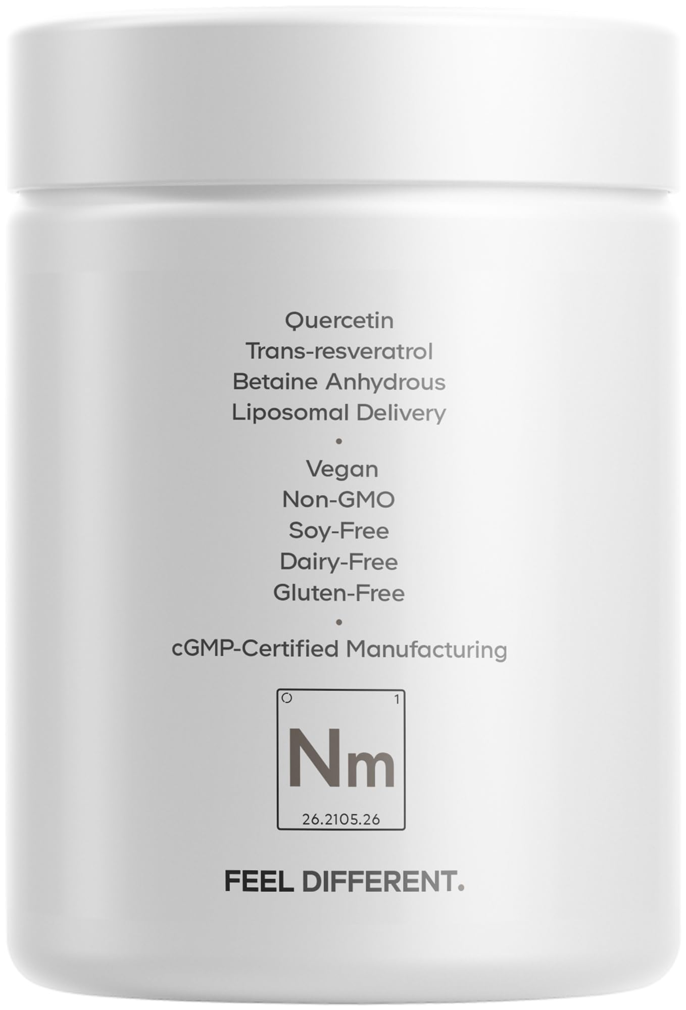 Codeage Liposomal NMN Platinum - 500 mg NMN Supplement, Nicotinamide Mononucleotide, NAD Precursor - Quercetin, Resveratrol, Betaine TMG, Vitamin B2 Riboflavin & Vitamin B12 - Non-GMO - 90 Capsules Codeage buy supplements canada