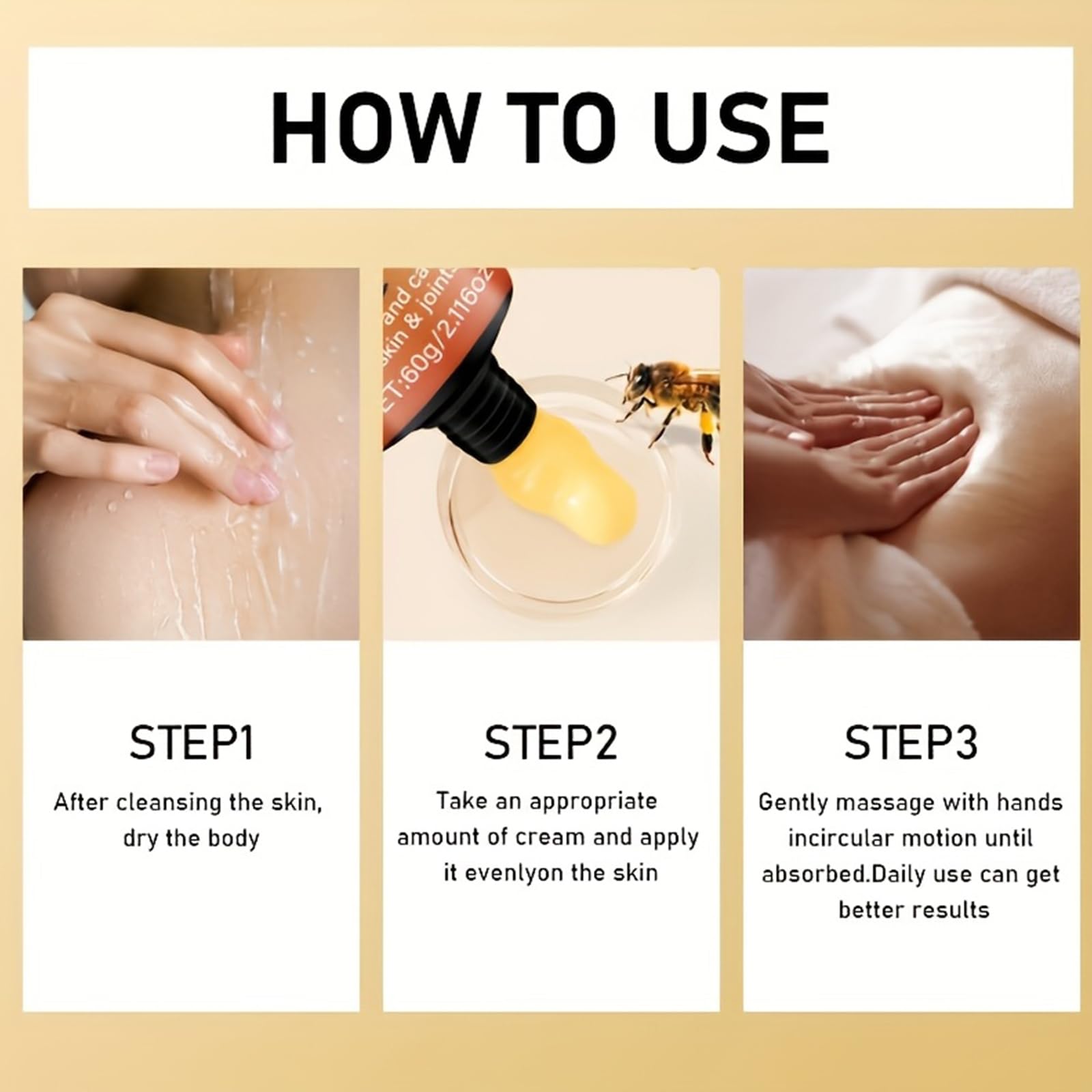 xiaoks 2PACK Bee Venom Joint Cream, 60g - Natural Bee Venom Infused Formula for Intensive Joint Support, Deep Skin Moisturization, Daily Care to Nourish Skin and Promote Joint Comfort (2) xiaoks buy supplements canada