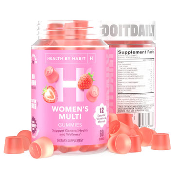 Health By Habit Womens Multivitamin Gummies (60 Gummies) - Non-GMO, Gluten Free Health By Habit buy supplements canada