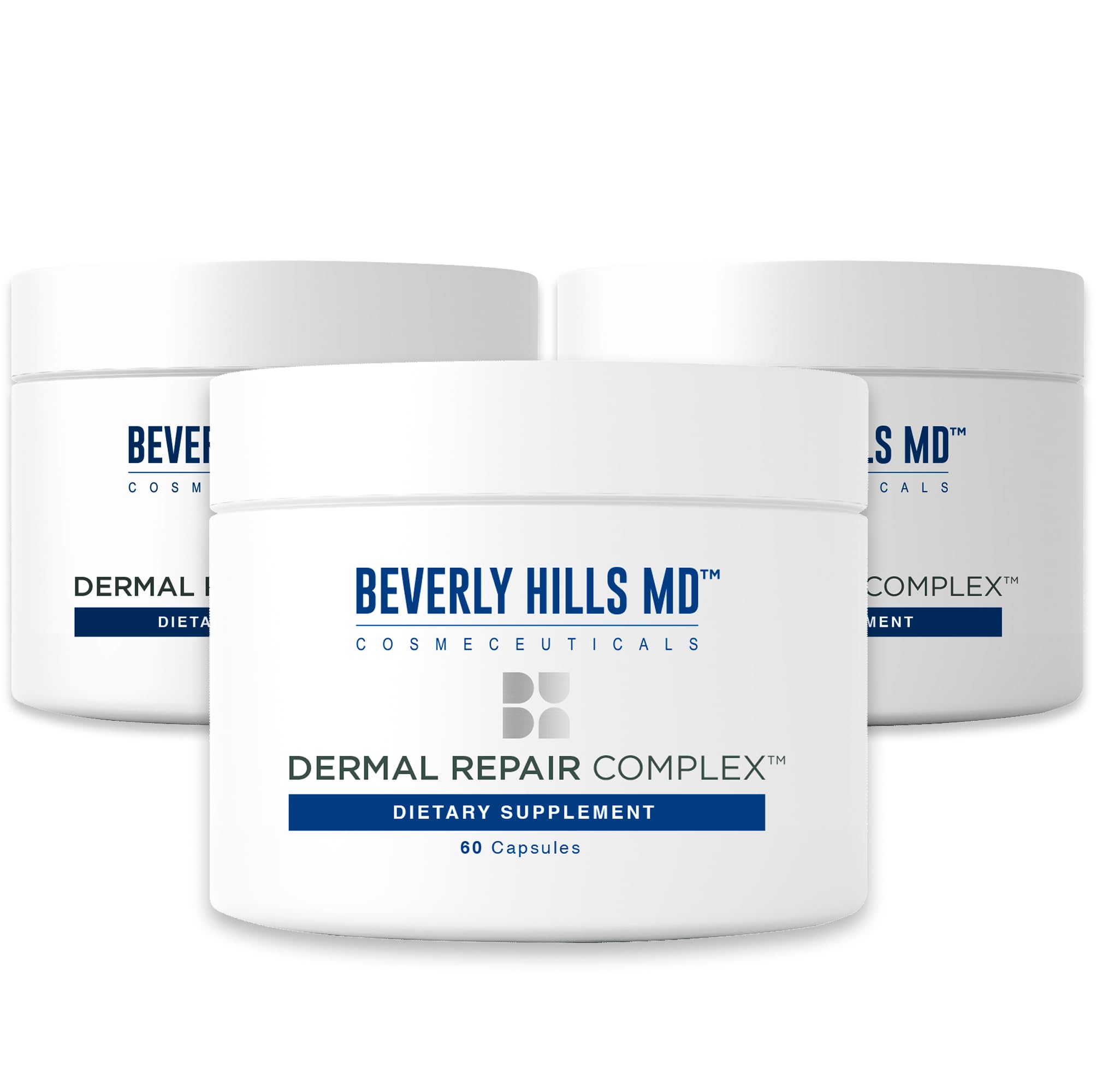 Beverly Hills MD Dermal Repair Anti-Aging Supplement - Hyaluronic Acid, Collagen, Vitamins for Smooth, Plump Skin (3) Beverly Hills MD buy supplements canada