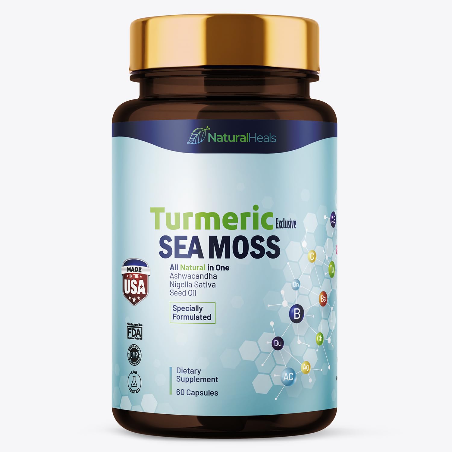 Natural Heals Sea Moss 3000mg: Black Seed Oil 2000mg Ashwagandha 1000mg Turmeric Natural Heals buy supplements canada
