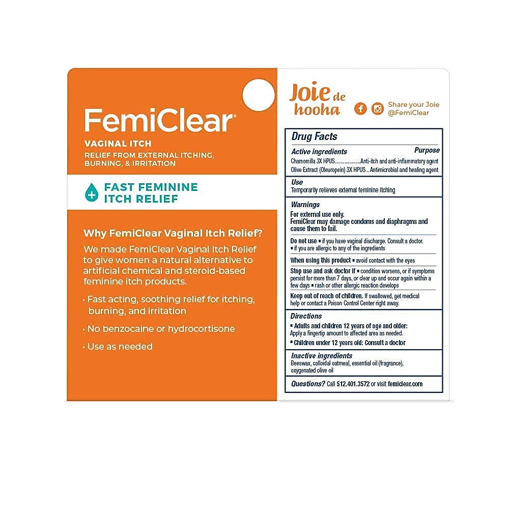 FemiClear 1-Day Yeast Infection Treatment & Vaginal Itch Relief Ointment - Fast Relief Bundle (Pack of 2) FemiClear buy supplements canada