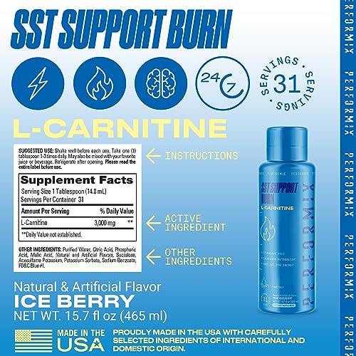 PERFORMIX - SST Support Burn - Fast-Acting L-Carnitine Liquid - Converts PERFORMIX buy supplements canada