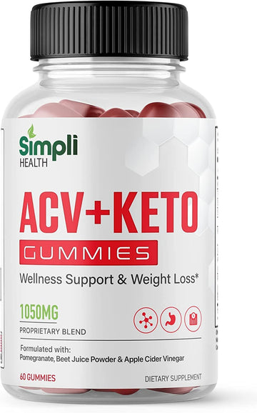 Nutrocell Simpli Health ACV Ketos Gummies Keto Apple Cider Vinegar 1050mg, Simplihealth Nutrocell buy supplements canada