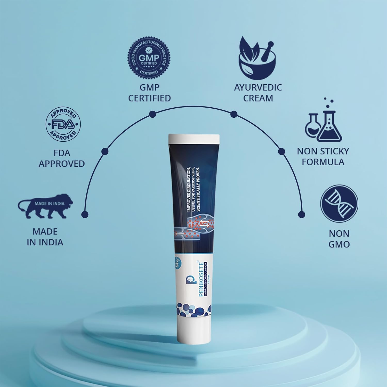 Cream Ayurvedic Solution for Management of Varicose Veins, Spider Veins, Varicocele Helps Reach The Root Cause of varicose Veins Reduces Cramps, Itching & Swelling. Single Tube (25 GMS). Generic buy supplements canada