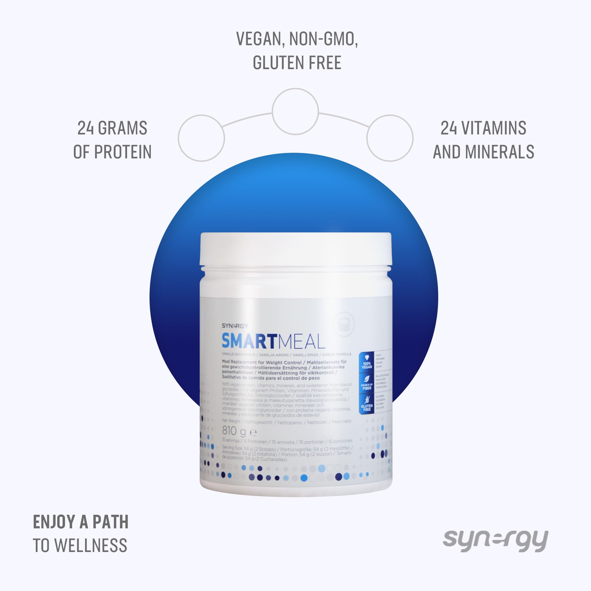 Synergy Worldwide Smartmeal 810 g | 24g protein powder meal replacement Synergy Worldwide buy supplements canada