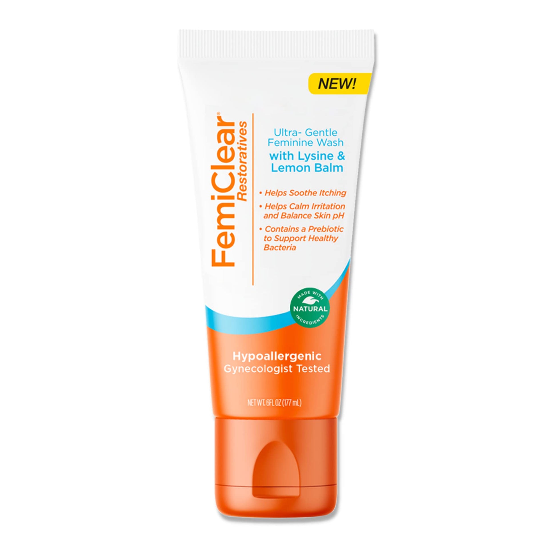 FemiClear® Restoratives Ultra-Gentle Feminine Wash, Made with Lysine & Lemon Balm, Natural Ingredients FemiClear buy supplements canada