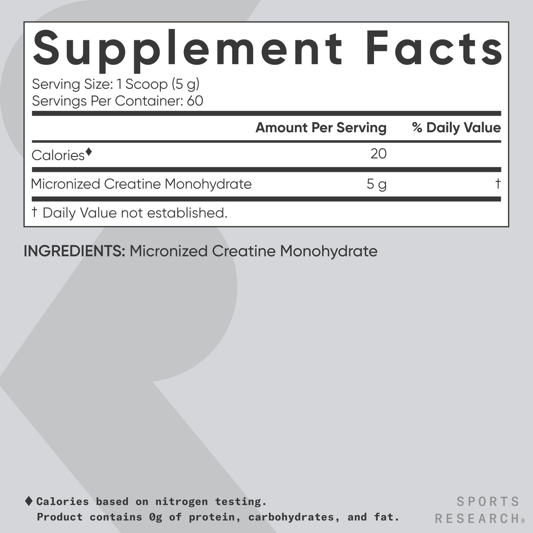 Sports Research Creatine Monohydrate - Gain Lean Muscle, Improve Performance and Strength and Support Workout Recovery - 5 g Micronized Creatine - 10.58 oz Sports Research buy supplements canada