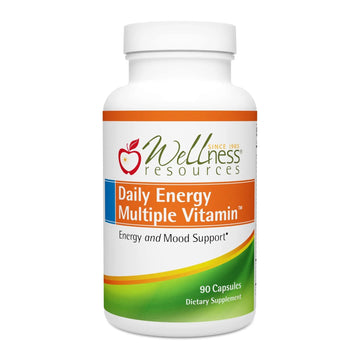 Wellness Resources Daily Energy Multiple Vitamin - 90 Capsules - Methylated Daily MTHFR Multivitamin Without Iron Wellness Resources buy supplements canada