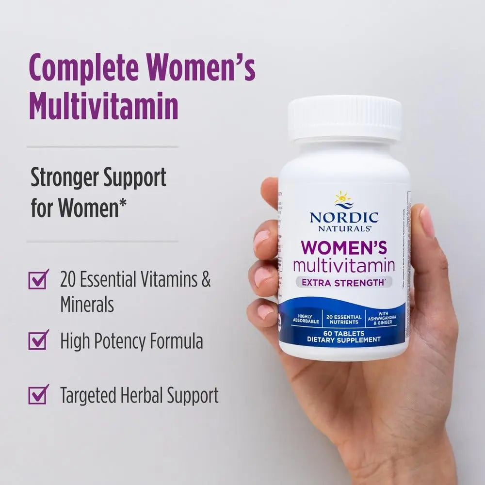 Nordic Naturals Women’s Multivitamin Extra Strength - Skin, Hair, Energy, & Bone Support - Immunity Supplement Nordic Naturals buy supplements canada