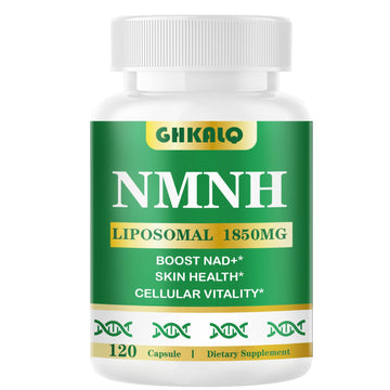 GHKALQ NMNH Supplement 1000mg,Liposomal Pure Nicotinamide Mononucleotide,Boost NAD Level with Resveratrol & Nicotinamide Riboside NR,High Absorption,for Cellular,Energy,Non-GMO,Vegan,120 Capsules GHKALQ buy supplements canada