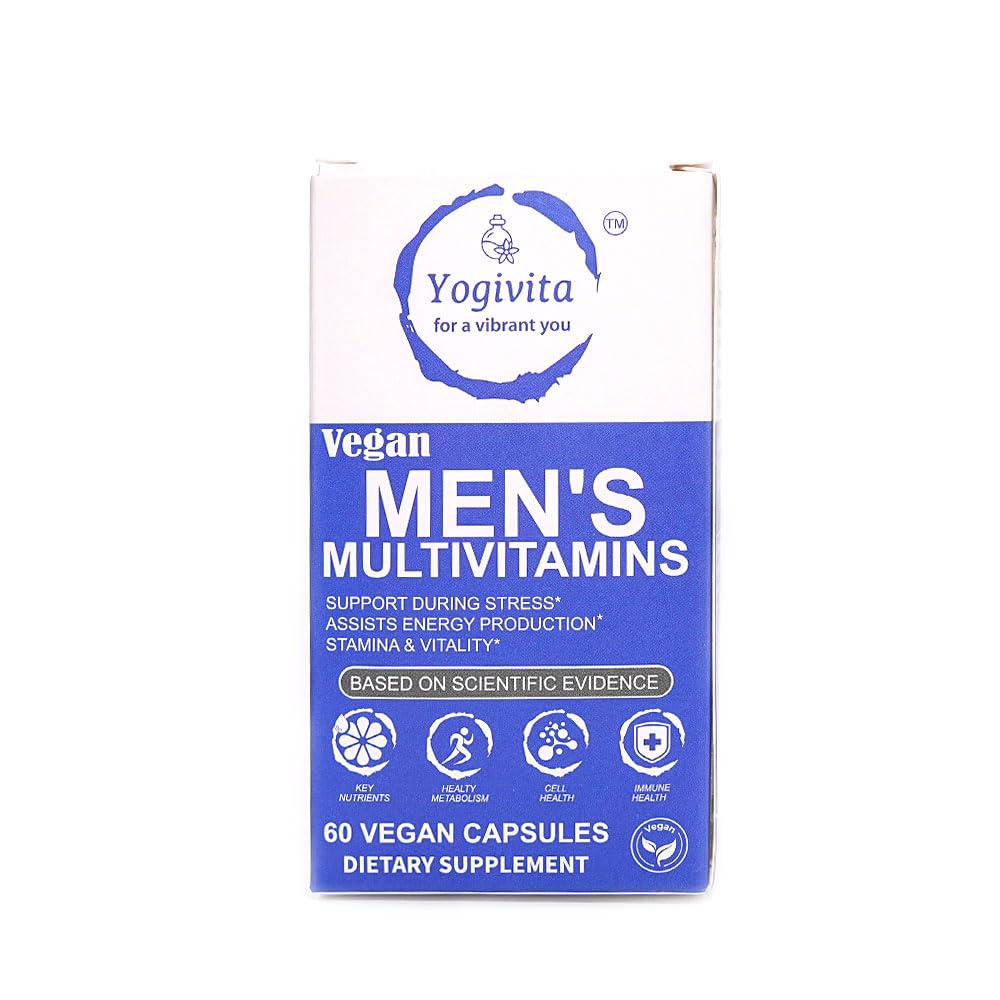 Yogivita Men’s Multivitamin – Complete Wellness, Energy & Immunity Support – Vegan, Gluten-Free, 60 Capsules Yogivita buy supplements canada
