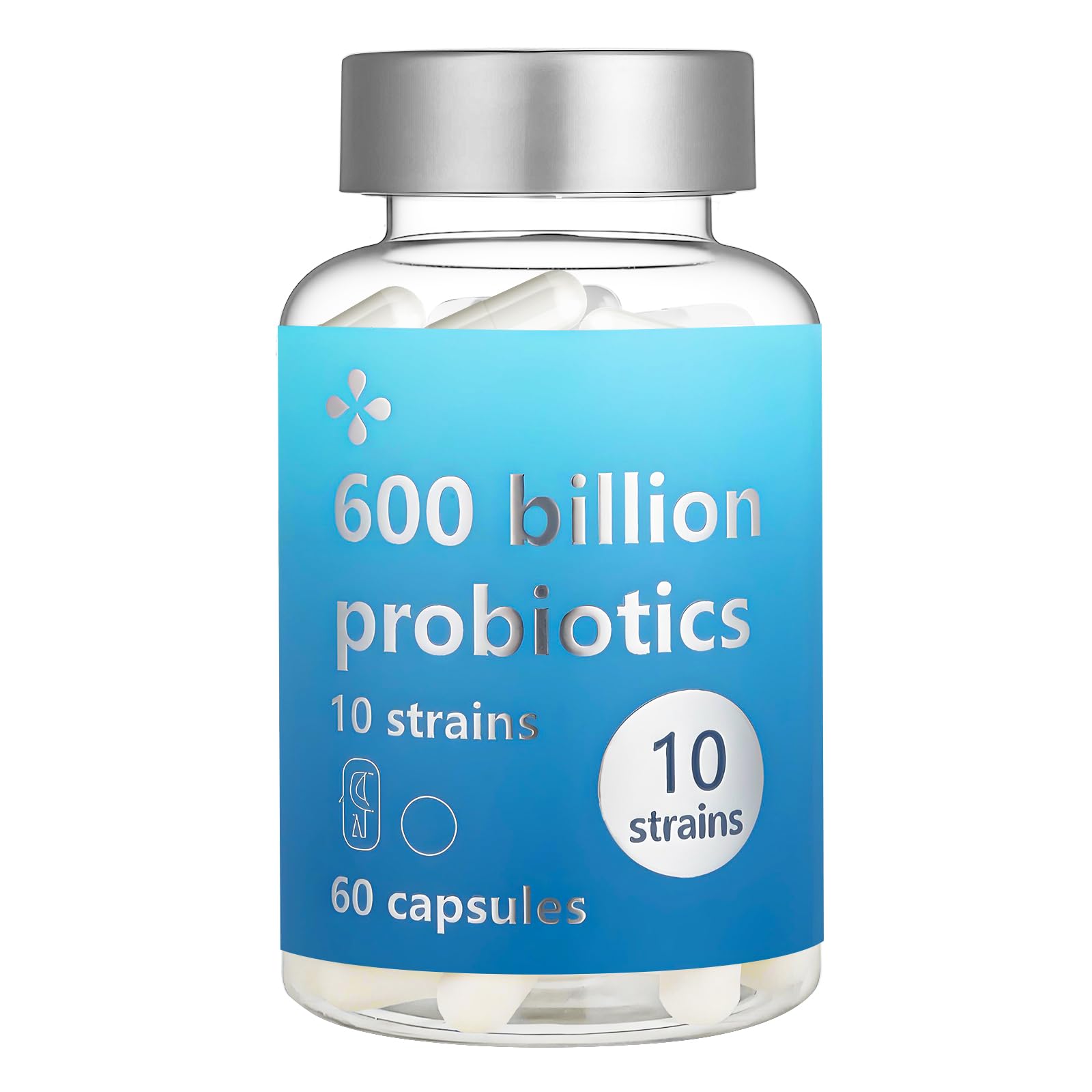 LOUDSAY Probiotics 60 Billion CFU - 10 Strains - Immune, Digestive & Gut Health - Supports Occasional Constipation, Diarrhea, Gas & Bloating - for Women & Men - 60 ct LOUDSAY buy supplements canada