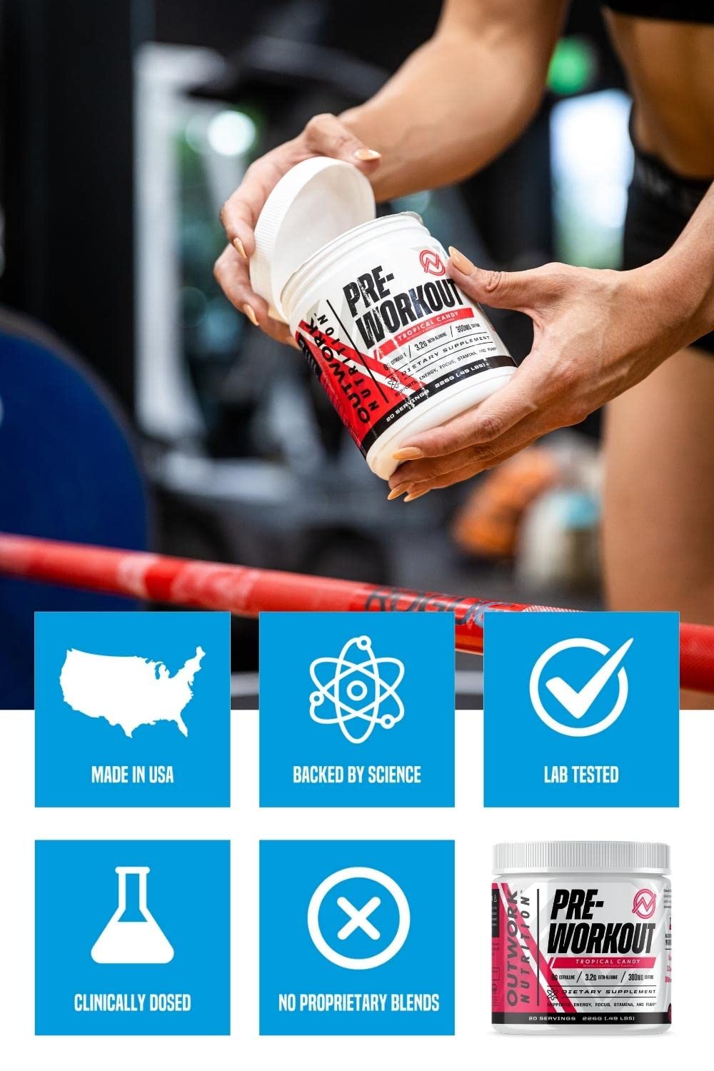 Outwork Nutrition Pre-Workout Supplement with Nootropics - Energy & Mental Focus Outwork Nutrition buy supplements canada