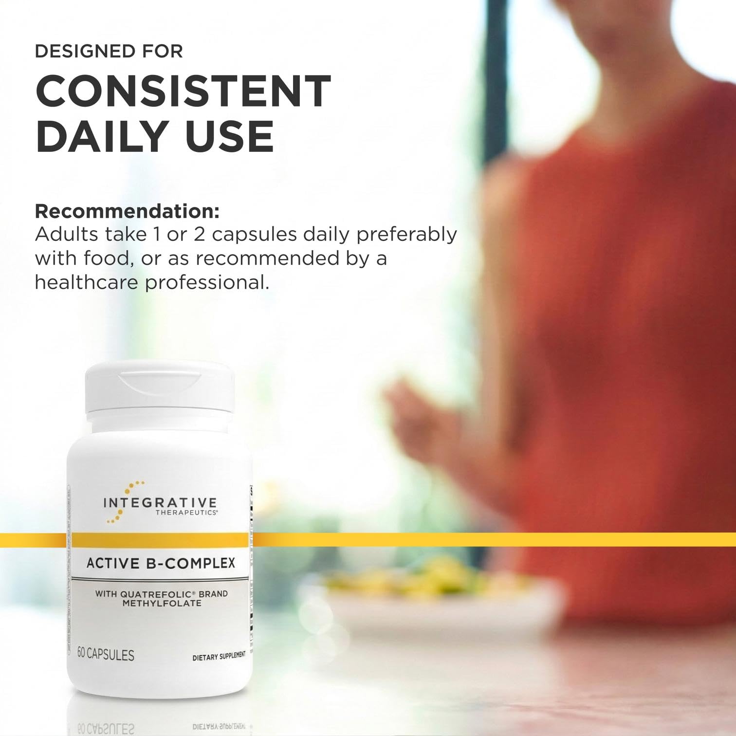 Integrative Therapeutics Active B-Complex - with Choline and Methylfolate - Cellular Energy, Immune Function & Heart Health Support with Vitamins B2, B6 & B12 Integrative Therapeutics buy supplements canada