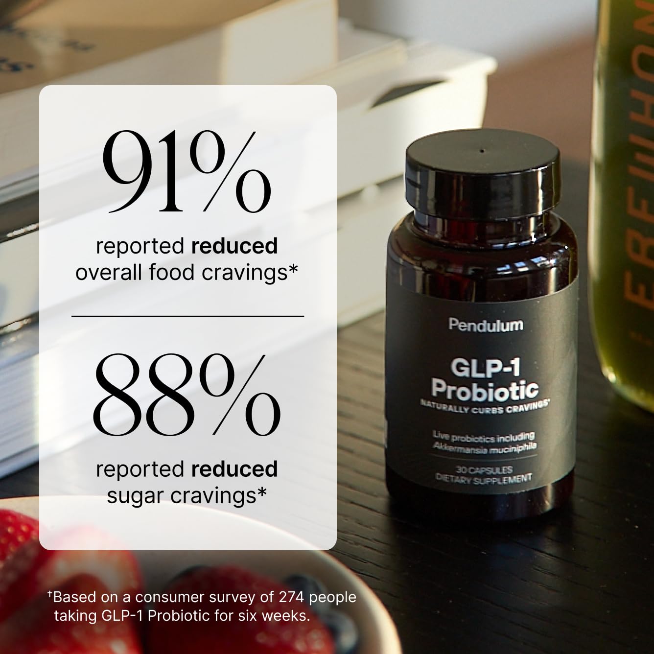 Pendulum GLP-1 Probiotic – Supports Appetite Control and Craving Management, Naturally | Improves Regularity & Gut Health with Akkermansia & Other Strains (30 Capsules) Pendulum buy supplements canada