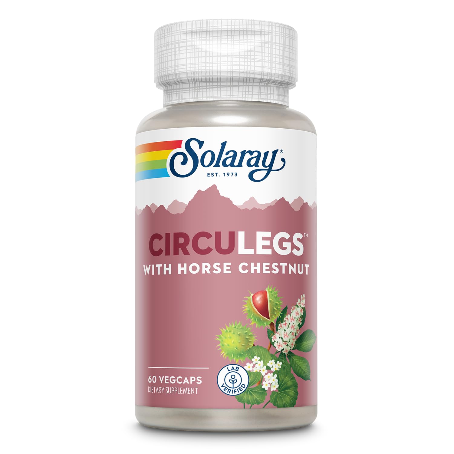 SOLARAY Circulegs - Herbal Supplements for Wellness Support w/Horse Chestnut Extract and Vitamin C, Plus Gotu Kola, Flavonoids, Hesperidin Blend - Vegan, Gluten Free, 60-Day Guarantee - 30 Servings SOLARAY buy supplements canada