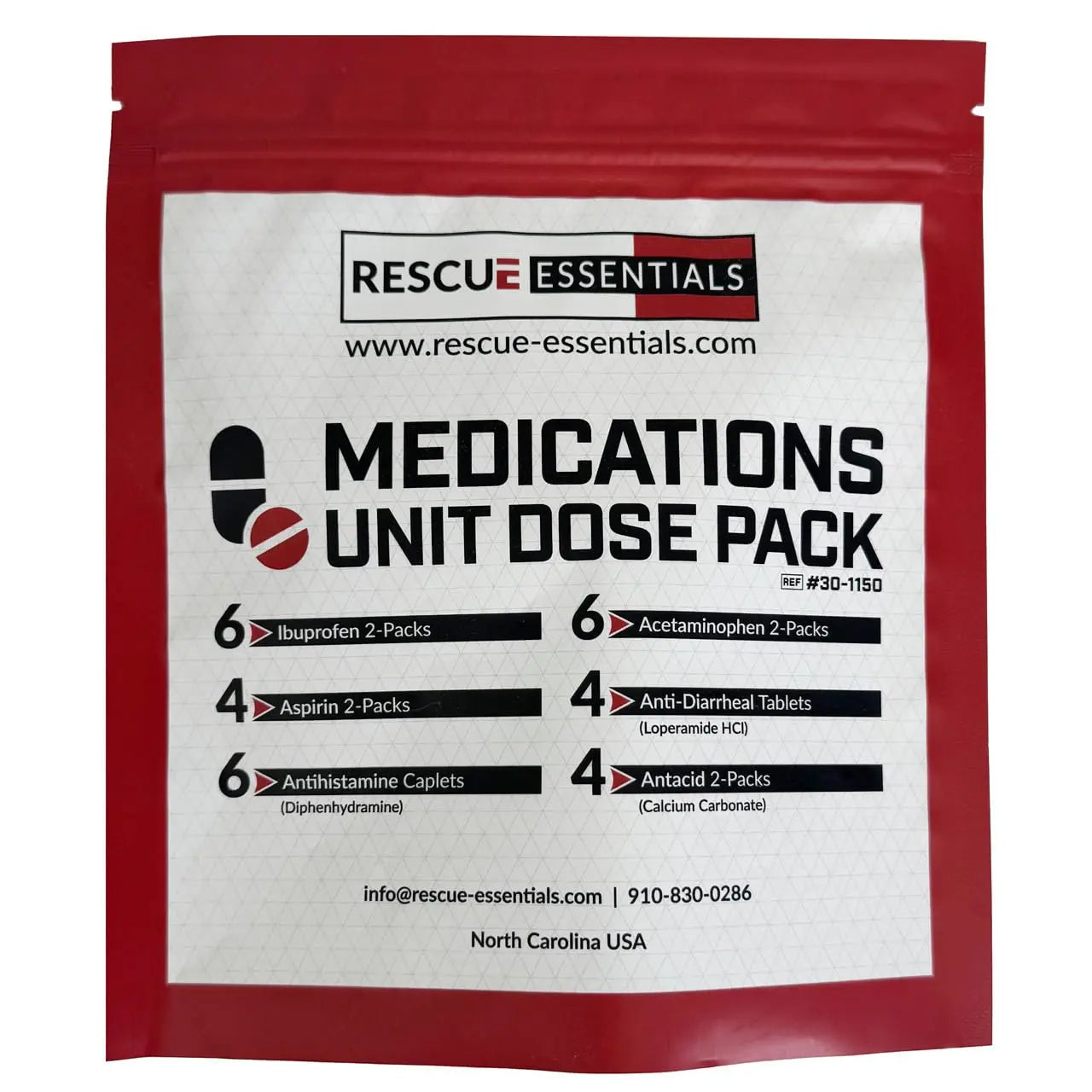 MEDICATIONS Unit DOSE Pack by RESCUE ESSENTIALS Rescue Essentials buy supplements canada