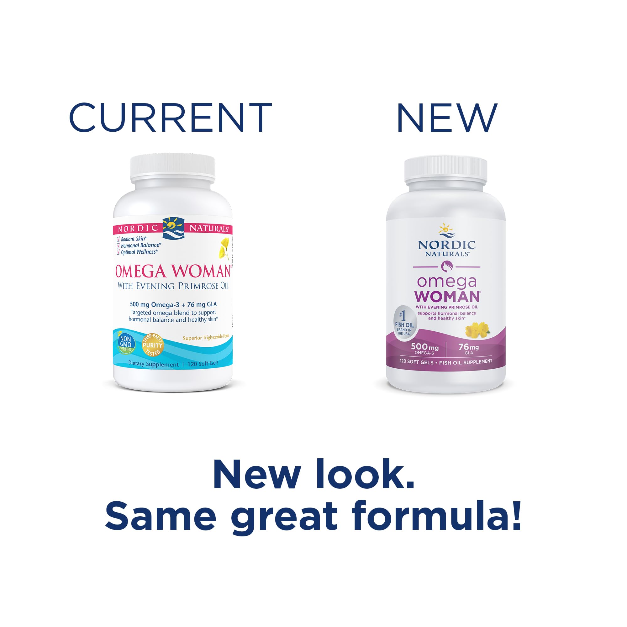 Nordic Naturals Omega Woman, Lemon - 120 Soft Gels - 500 mg Omega-3 + 800 mg Evening Nordic Naturals buy supplements canada
