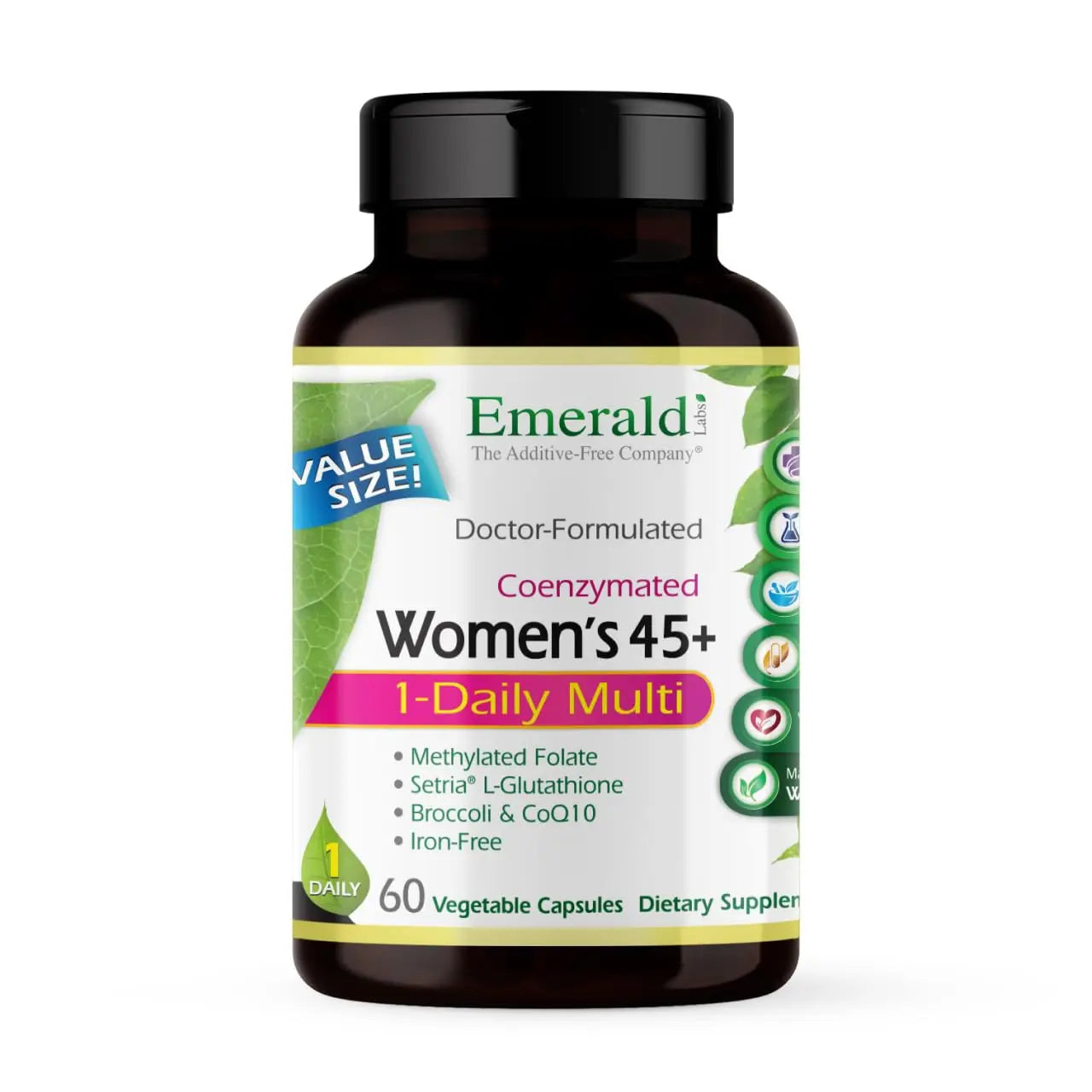 EMERALD LABS Women's 45+ 1-Daily Multi - Complete Multivitamin for Comprehensive Support, Bone & Heart Health* EMERALD LABS buy supplements canada