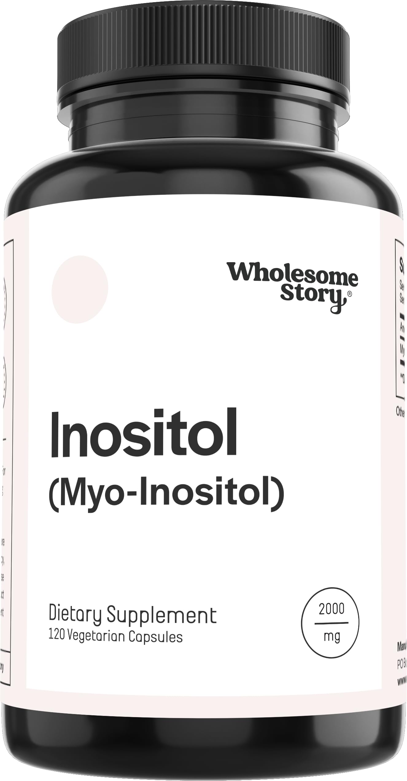 Pure Inositol Supplement | Myo-Inositol Supplement | Inositol Powder Capsules Wholesome Story buy supplements canada