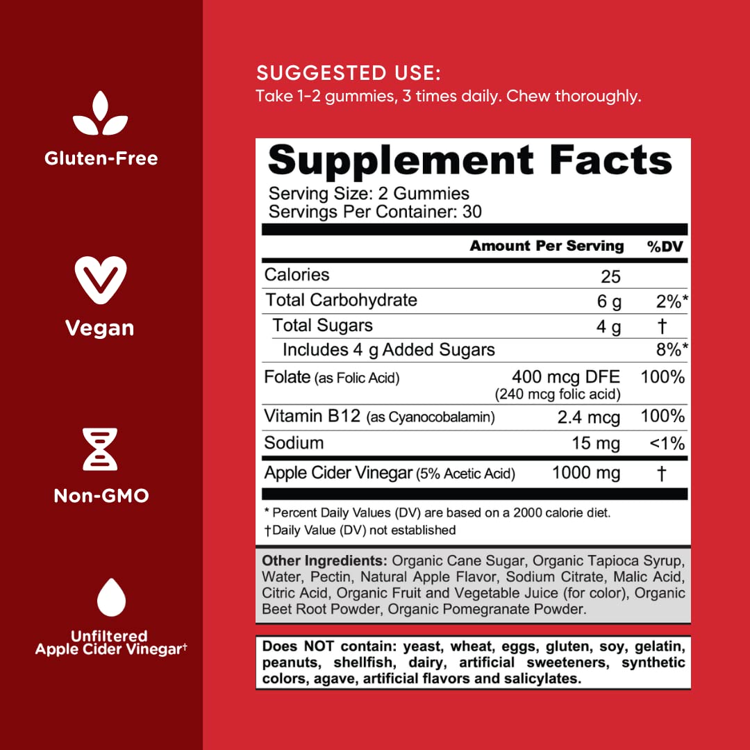 Goli Nutritional Supplement, Apple Cider Vinegar Gummy Vitamins Nutrition, 2 Pack Goli buy supplements canada