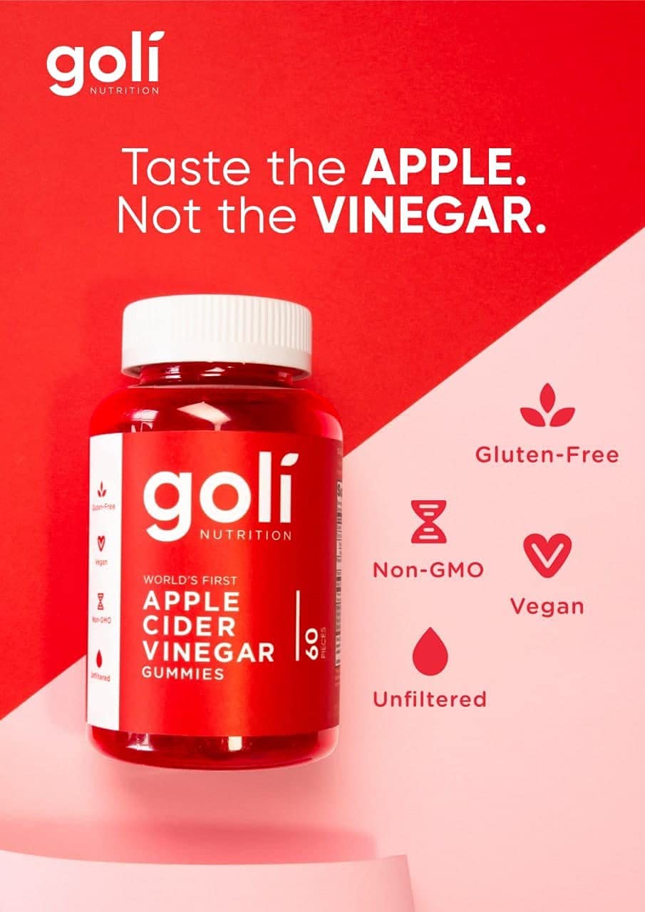 Goli Nutrition Goli nutrition World's First Apple Cider Vinegar Gummies 60 Count, 60 Count Goli buy supplements canada