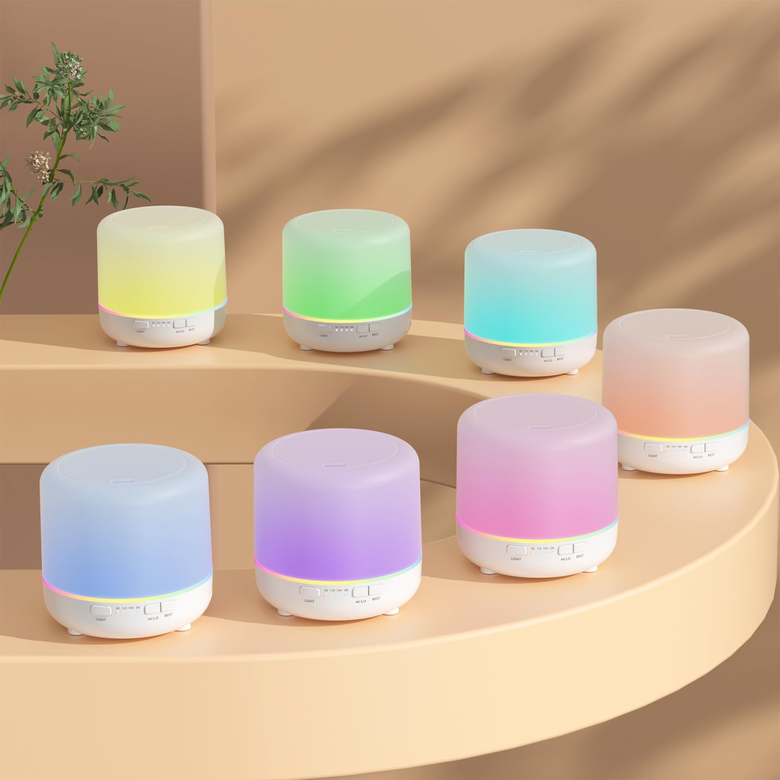 Otheya Scent Essential Oil Diffuser 2 Pack 200 ML Ultrasonic Cool Mist Humidifiers and Aroma Diffuser Otheya buy supplements canada