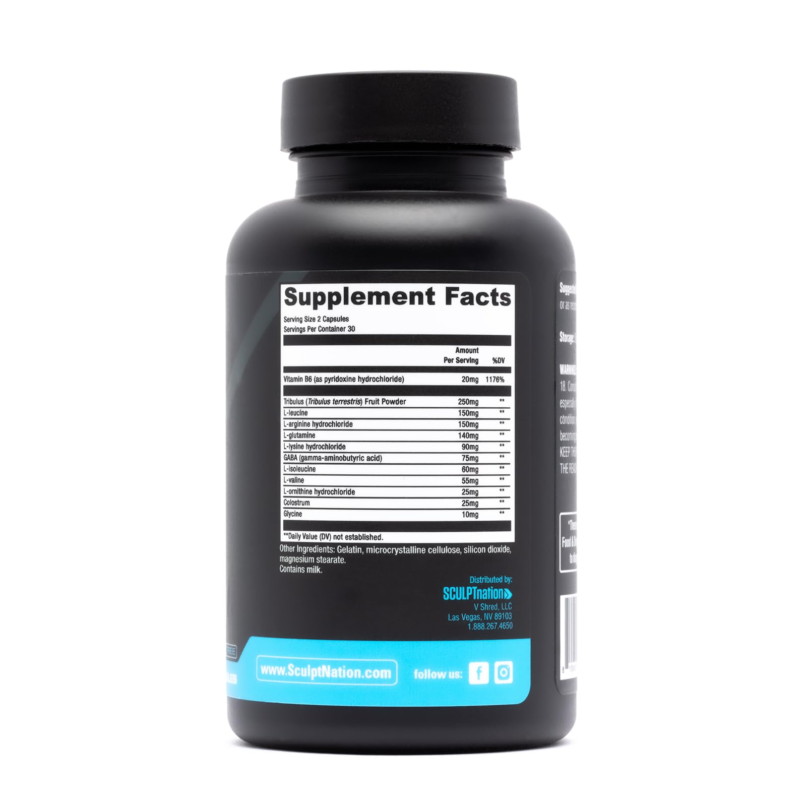Sculpt Nation by V Shred L Arginine, Tribulus Terrestris & Amino Acids for Energy Sculpt Nation buy supplements canada