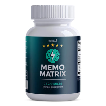 Nature’s NutriWave MemoMatrix – Daily Vitamin B1, B6, B12& Botanical Supplement with Bacopa, Rhodiola, Huperzia, L-Tyrosine & B-Vitamin Blend – Non-GMO Formula – 30 Capsules, 1 Month Supply Nature’s NutriWave buy supplements canada