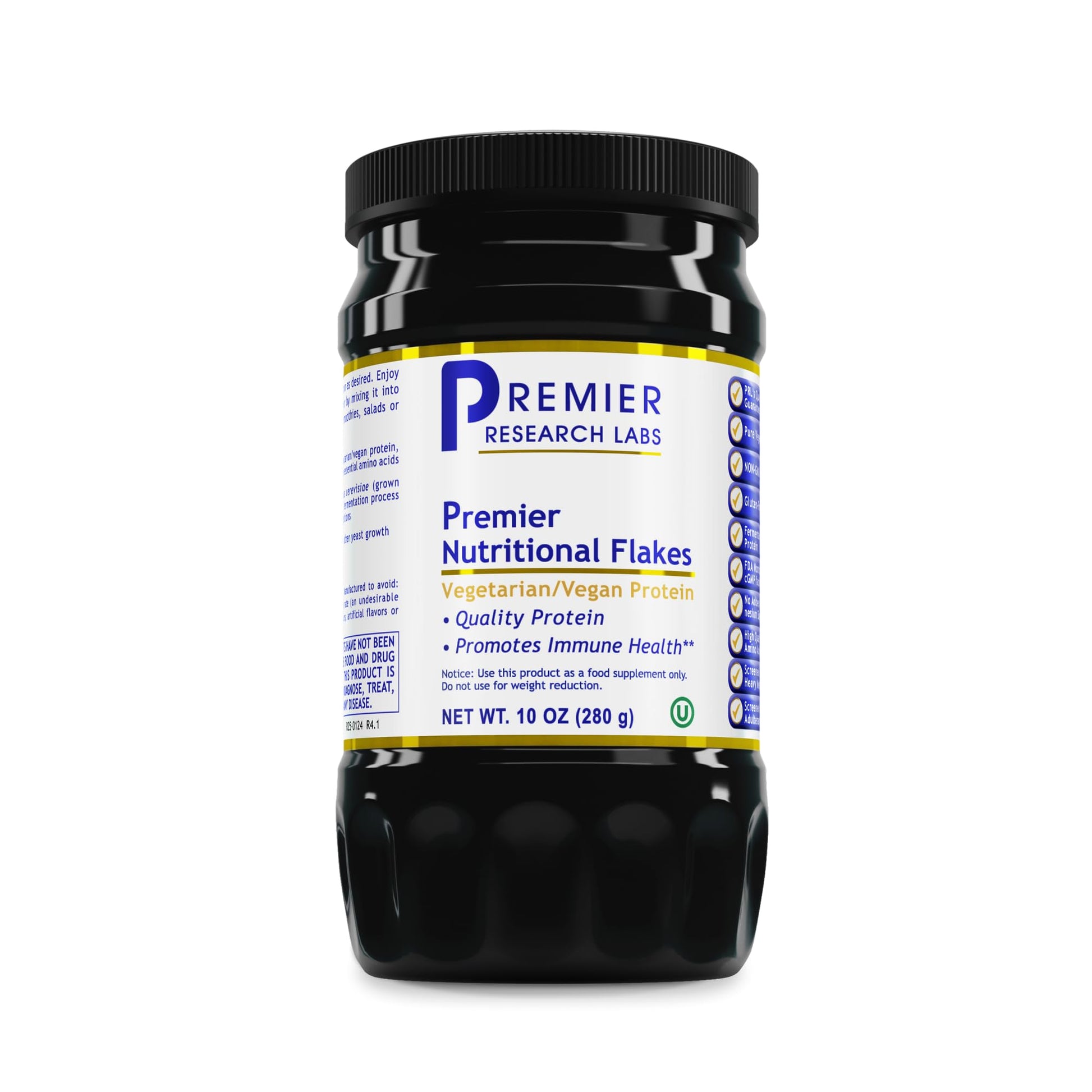 Premier Research Labs Nutritional Flakes - Fortified Nutritional Yeast Flakes for Baking, Immune Support & Nutrition with Protein & Vitamin B12, Active Dry Yeast for Vegan Cheese, Seasoning - 10 oz Premier Research Labs buy supplements canada