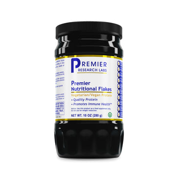 Premier Research Labs Nutritional Flakes - Fortified Nutritional Yeast Flakes for Baking, Immune Support & Nutrition with Protein & Vitamin B12, Active Dry Yeast for Vegan Cheese, Seasoning - 10 oz Premier Research Labs buy supplements canada