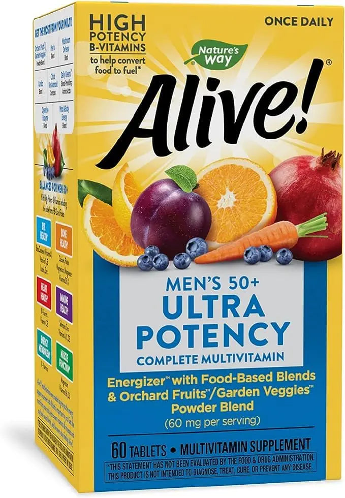 Alive! Once Daily Men's 50+ Ultra - 60 Tablets by Nature's Way Nature's Way buy supplements canada