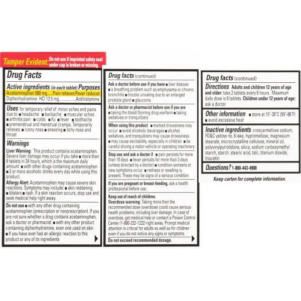 Percogesic Extra Strength Pain Relief | Aspirin Free Dual Action Relief | 40 Coated Caplets (3 Pack) Percogesic buy supplements canada