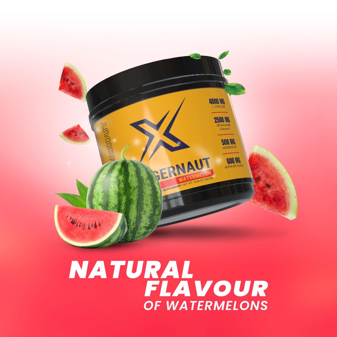 Juggernaut X Pre-Workout Supplement (Watermelon) - Boosts Strength, Endurance, Focus Infinite Labs buy supplements canada