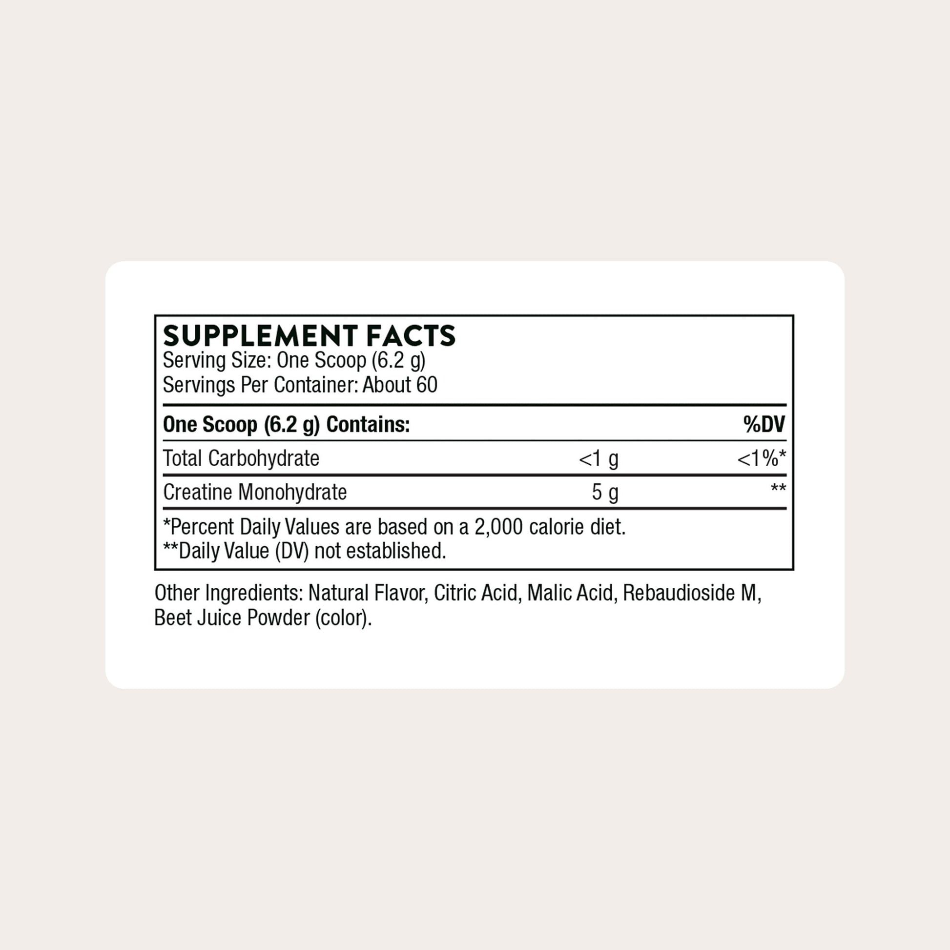THORNE Creatine - Micronized Creatine Monohydrate Powder - Support for Muscles & Cognitive Function* - for Women & Men - Strawberry - NSF Certified for Sport - 5 g per Serving - 60 Servings THORNE buy supplements canada