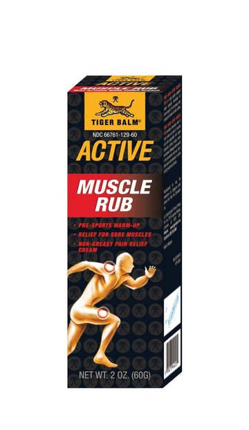 Tiger Balm Active Muscle Rub, 2 oz. ? Muscle Rub for Relief ? Tiger Balm ? Analgesic Cream ? Arthritis Rub ? Non-Greasy Muscle Rub Cream ? Pre-Workout Warm Up ? 2 Pack Tiger Balm buy supplements canada