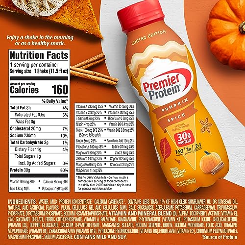 Premier Protein Shake Limited Edition 30g 1g Sugar 24 Vitamins Minerals Nutrients Premier Protein buy supplements canada