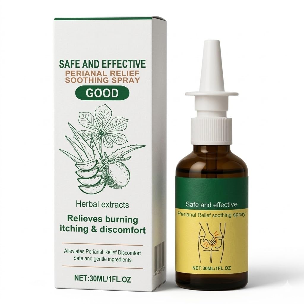Herbal Hemorrhoid Relief Spray - Fast Acting Relief for Anal Swelling, Itching & Pain, Soothing Perianal Nursing Spray for Discomfort, Natural Plant-Based Formula, 30ML / 1 FL.OZ Aus Healthcare buy supplements canada