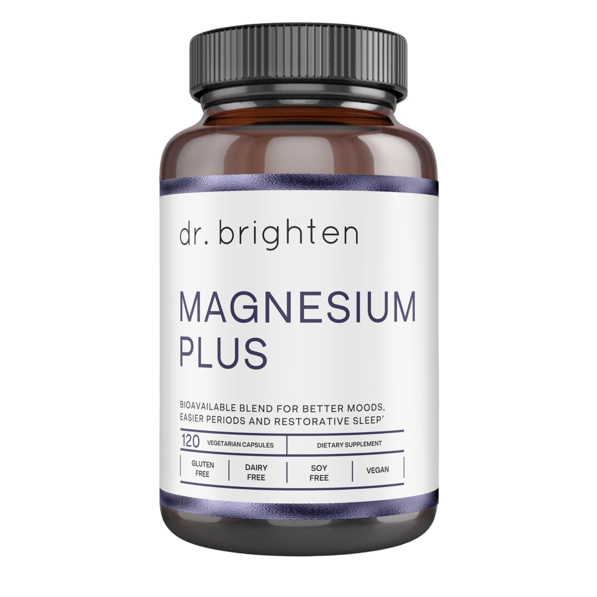 Dr. Brighten Magnesium Plus (as Magnesium Bi-glyncinate) - Beneficial in Maintaining a Healthy Mood, Sleep, Hormone Balance and Reducing Symptoms of PMS and Menstrual Cramps Dr. Brighten buy supplements canada