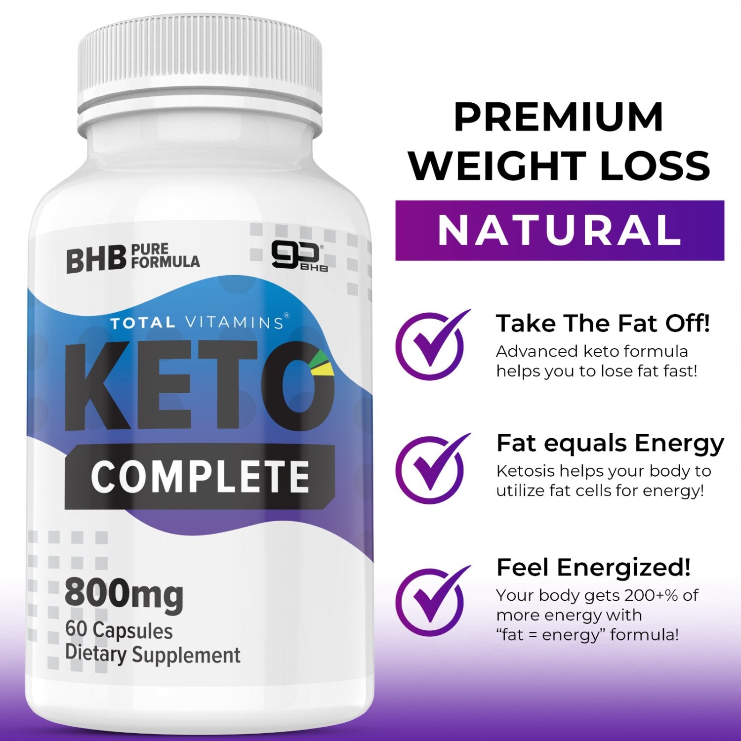 Keto Complete Diet Pills 800mg BHB Exogenous Ketones 360 Fat Burner Keto Complete buy supplements canada