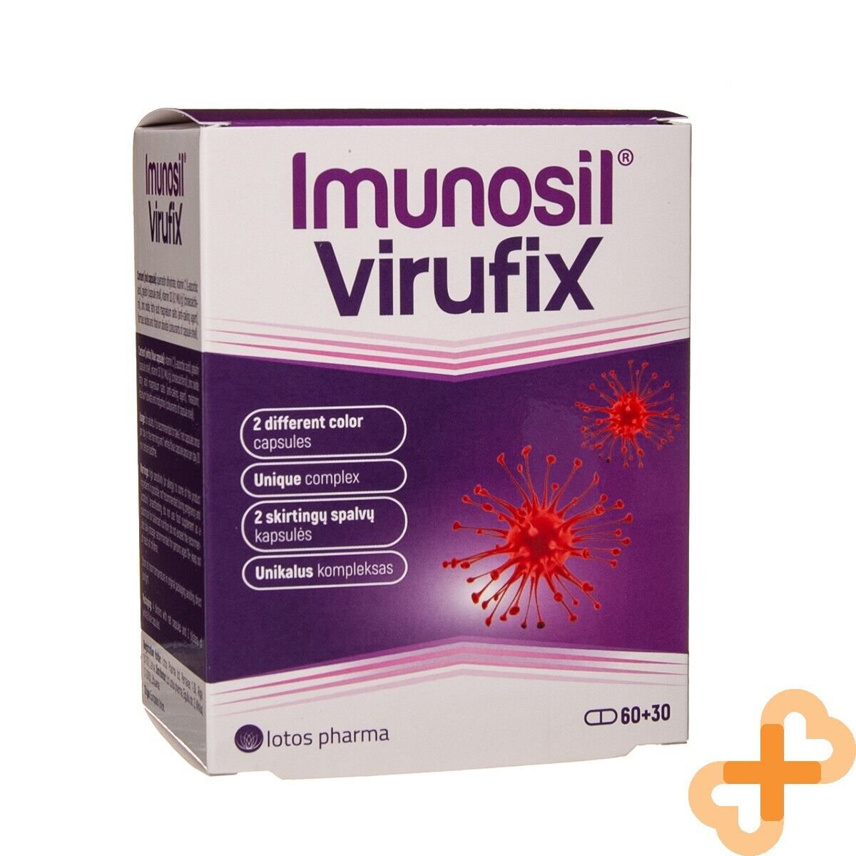 IMUNOSIL VIRUFIX Unique Formula Supplement Immune System Adult 60+30 Capsules IMUNOSIL buy supplements canada