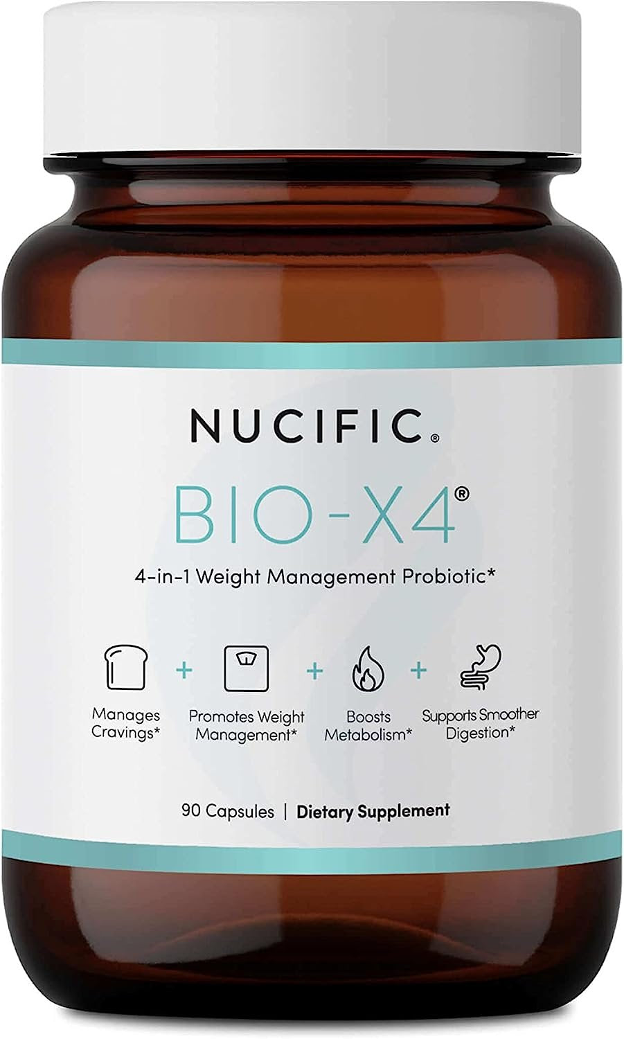 Nucific Bio-X4 4-in-1 Weight Management Probiotic Supplement, 90 Count Nucific buy supplements canada