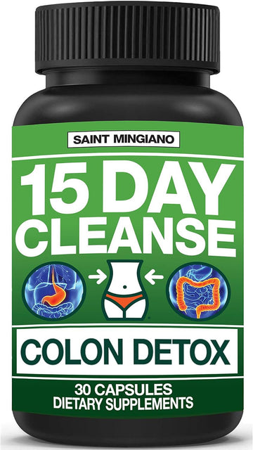 Saint Mingiano 15 Day Cleanse | Colon Detox with Natural Laxative Saint Mingiano Store buy supplements canada